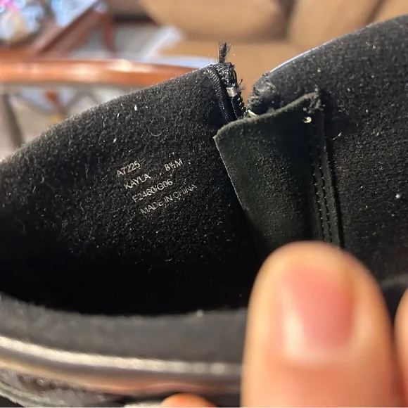 Vintage Coach Kayla Black Boot Size 8 1/2 - Picture 3 of 7